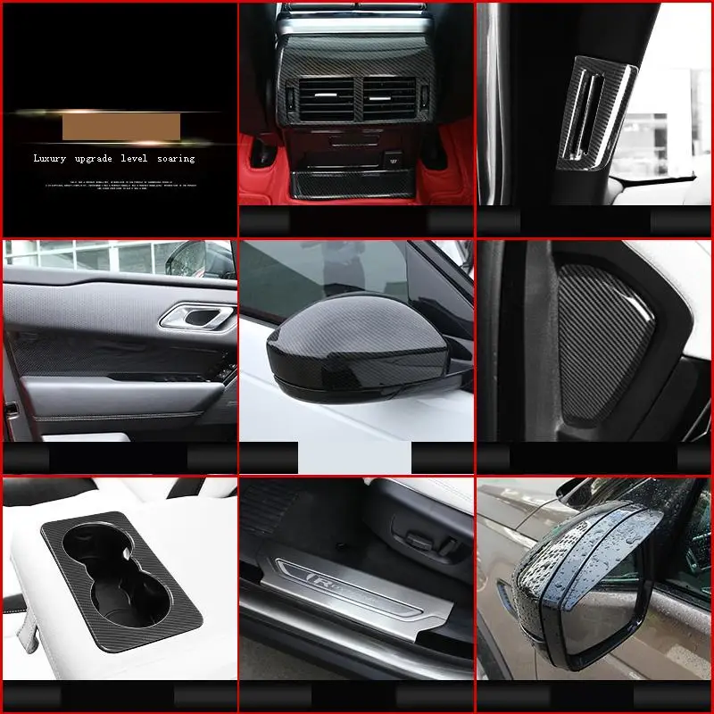 Pegatina Coche Oto Aksesuar Auto Dodatki Notranjost Okras Avto Nalepke Telo Vtičnico Rearview Mirror ZA Range Rover Velar