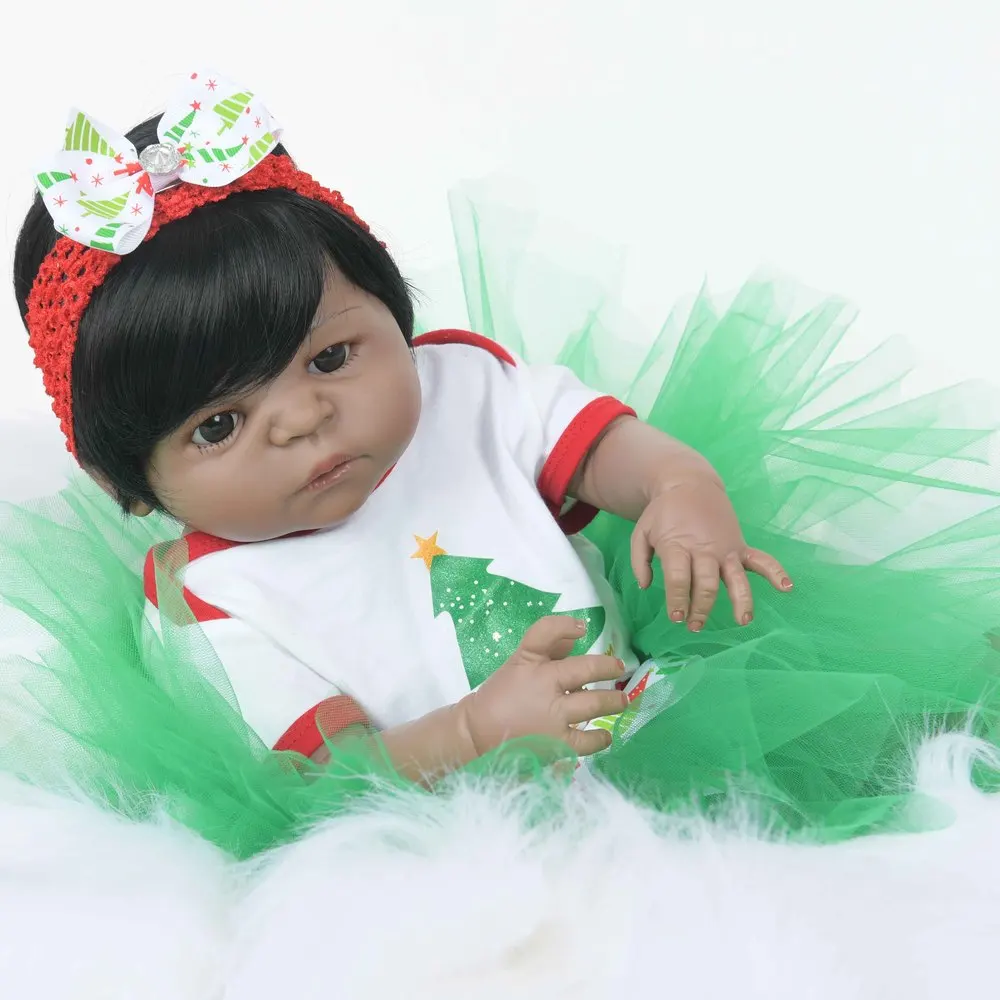 55 CM Najnovejši Realne Bebe Prerojeni Lutke za Celotno Telo, Silikonski Čisto Ročno Baby 22