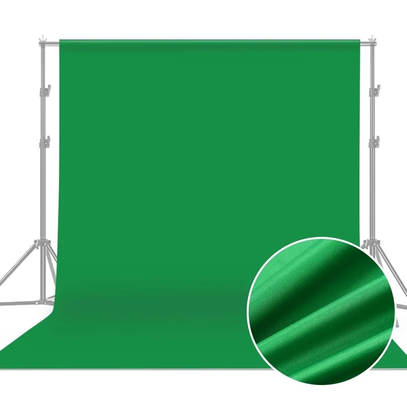 3 x 3 M / 10 x 10 m Strokovne Zelena Sn Ozadje studijskega Ozadju Stroj Poliester-Bombažne Tkanine