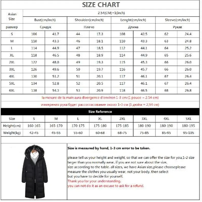2019 Pozimi Debel Toplo Moške puhovka Moški Priložnostne Visoke Kakovosti X-Dolgo Moških Parka Bela Raca Navzdol Coats Rakun Hooded Outwear