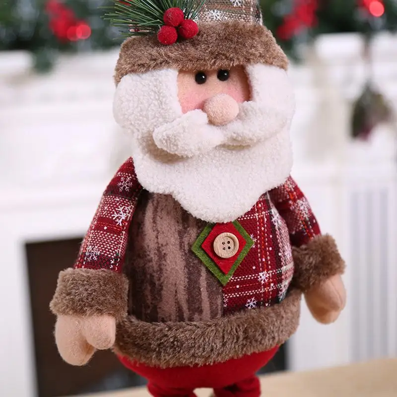 Božični Okraski Santa Claus Starec Sneg Človek Elk Okraski Darilo Igrača Božično Drevo Okraski Za Dom Navidad Natalne