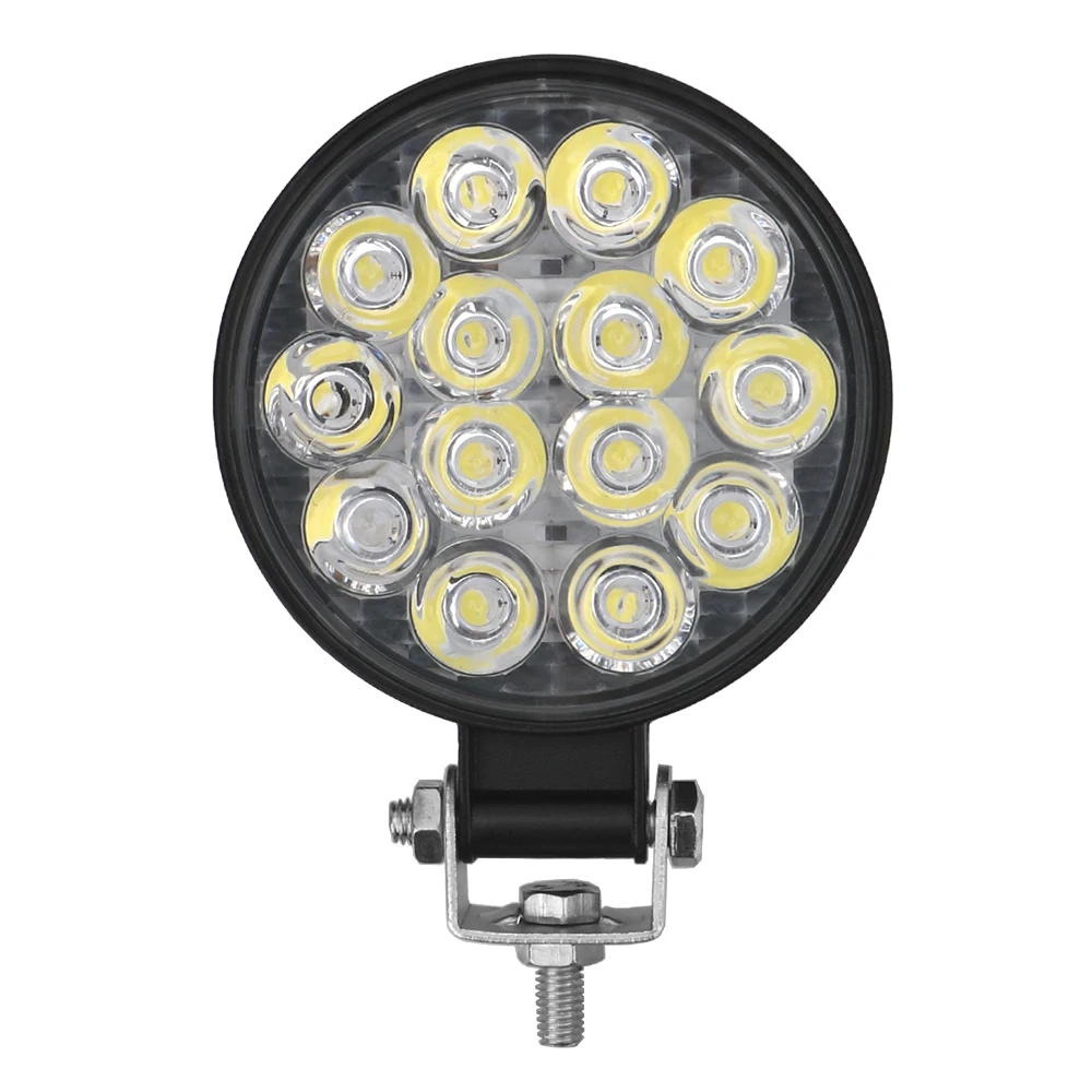 LEEPEE Super Svetla točka Svetlobni Krog Svetlobe LED Bar 42W LED delovna Lučka Za Tovornjak Traktor 4x4 Off Road Vožnja Svetlobe