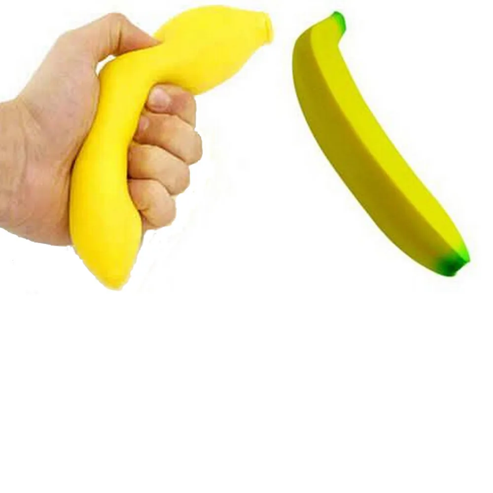 Zabavno Darilo Simulacija banana Super Počasi Narašča privoščite kavico ali koktejl 18 CM Banana Stisnite Igrače