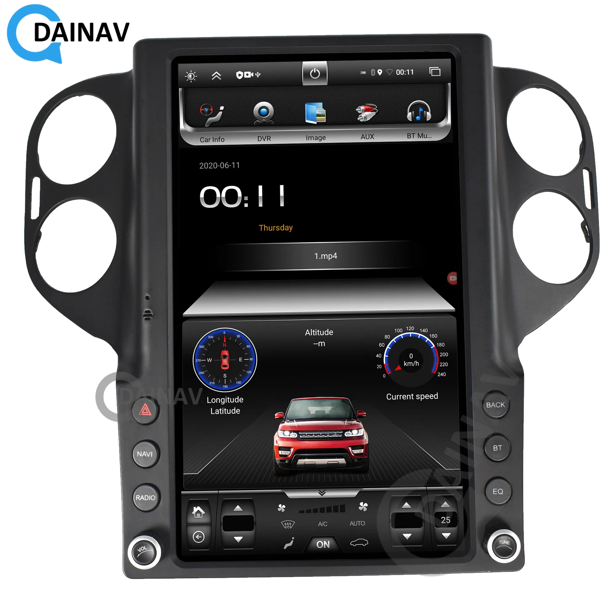 13.6 palčni Zaslon Navpičnem Avto Radio Stereo Za Volkswagen Tiguan 2010-2019 Avto Autoradio GPS Navigacija Multimedijski predvajalnik DVD-jev
