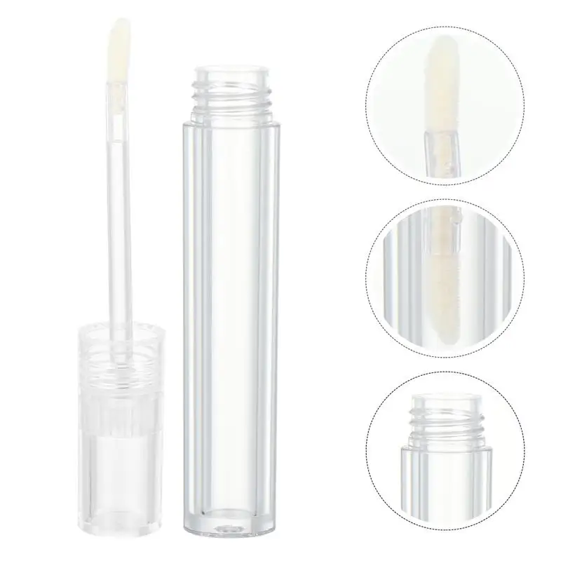 10pcs 5ml Prenosni Mini Pregleden Balzam za Ustnice Cev Lip Gloss Cev Lip Gloss Posodo Lip Gloss Tehtnica
