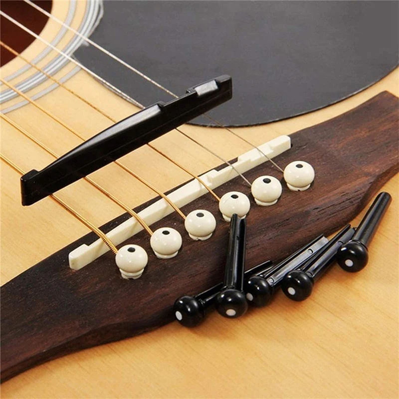 Akustično Kitaro, je Most Zatiči Kljukice Kitaro Pribor Komplet z Jemlje za Kitare,Kitara Pick Imetnika,Kitara Sedlo Matica in Most Pi
