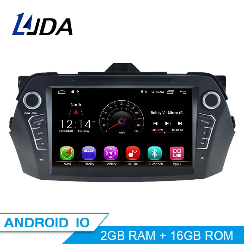 LJDA 2 Din Android 10 avtoradia Za SUZUKI Ciaz 2016 WIFI Avto Multimedijski Predvajalnik, Stereo GPS Navigacijski DVD IPS Avto Avdio Ogledalo
