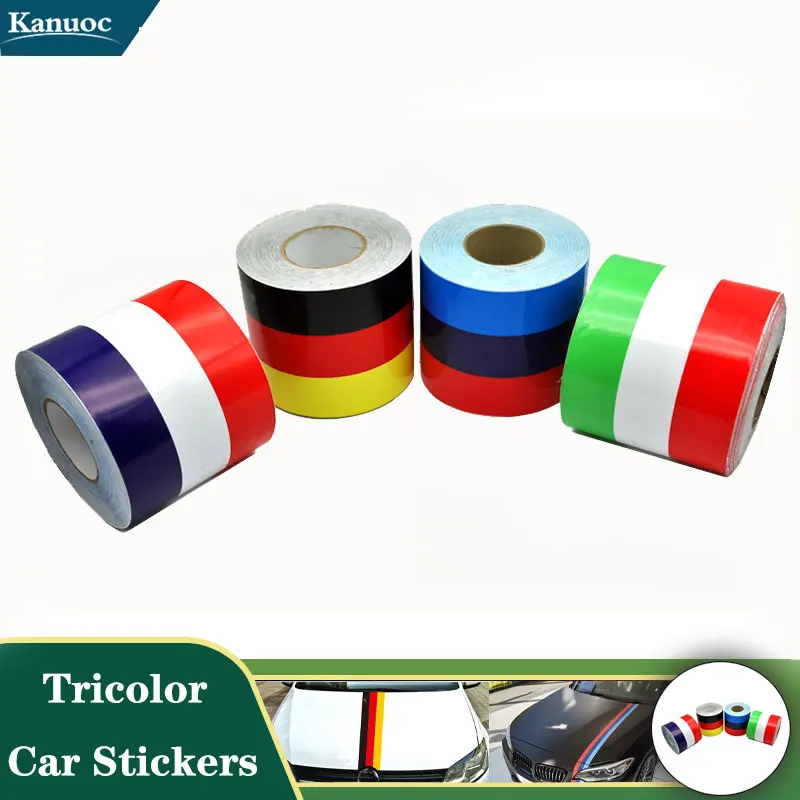 Avto Styling Tricolor Vinil Car Wrap Stanja Roll Filma Avto nalepke za Dekoracijo 3-Barva karoserije Kapuco, Nalepke nalepke Za Bmw E60 M