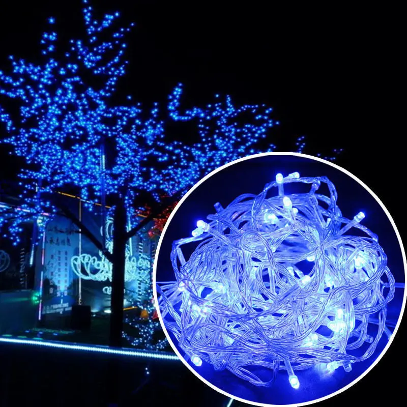 100 LED 10M Božično Drevo Pravljice Stranka Luči Xmax Nepremočljiva Barve