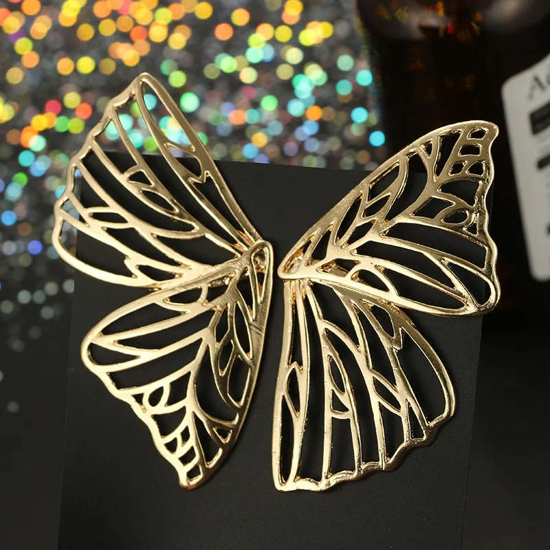 Novi Modni nakit metulj izjavo gold uhani akril uhani luksuzni darila za ženske