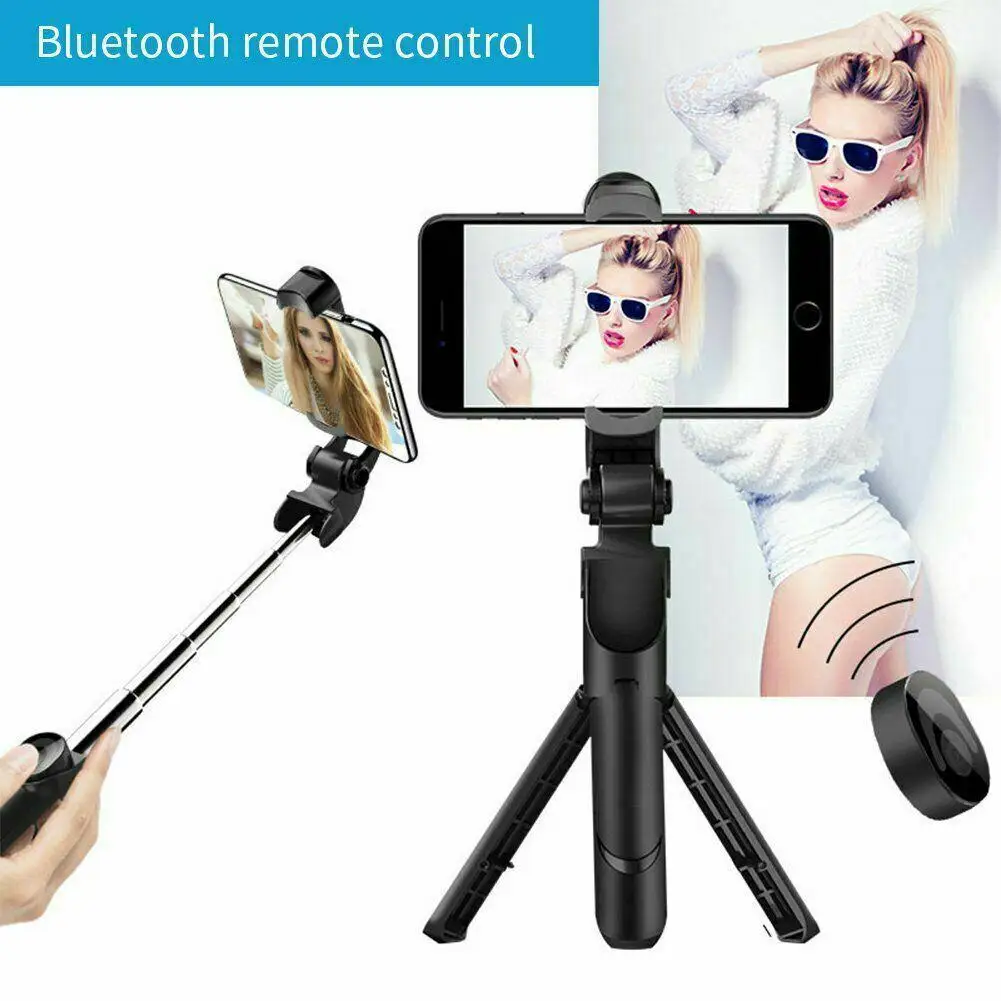 2020 Newest4 v 1 Brezžična tehnologija Bluetooth Selfie Palice Mini Prenosni Mobilni Telefon Stojalo Zložljivo Selfie Palico Stojalo za Telefon