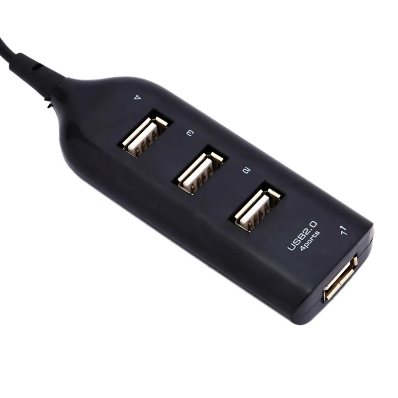 Multi Hub Širitev Kabel Adap 4 Port USB 2.0 Power Polnilec za Ločevanje Širitev Kabel Adapter za Zunanji Razširitev Kartice Za PC