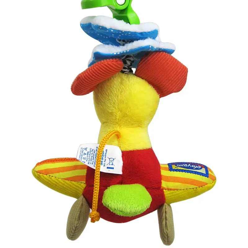 Kawaii 12 cm Otroška Igrače, Pliš Lutka polnjene Pullcar ropota bell avtomobila Posteljo okoli Predaja Posnetek Krpo žamet izobraževanje Cartoon živali
