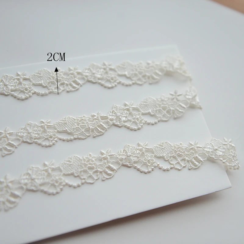 Vroče prodaje Lepe vodotopnih čipke pribor Cheongsam obleko oblačila materiala širina 2 cm G578 Visoke kakovosti