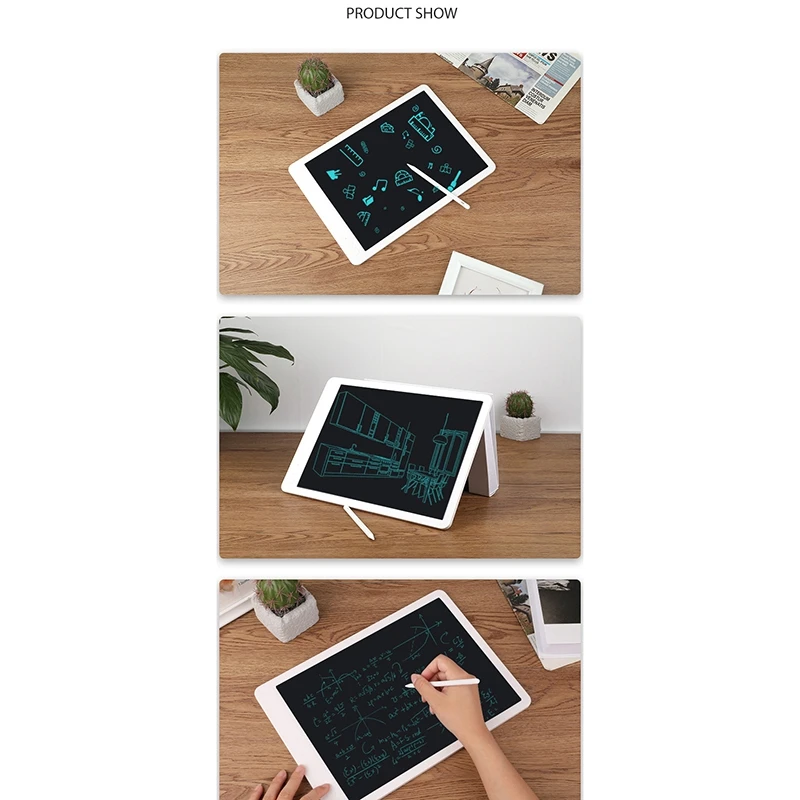 LCD Pisni obliki Tablet 13.5 Cm Elektronske Risanje Tableta z netic Pero Doodle ie Odbora za Otroke