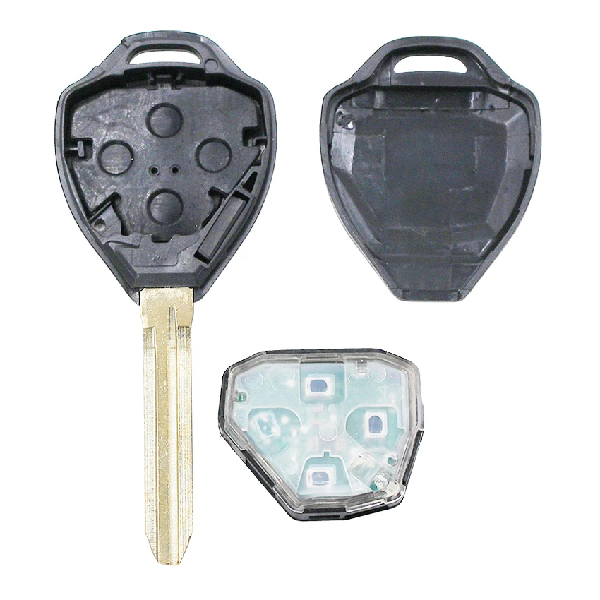 2 Gumbi za Vstop brez ključa Fob Daljinski Ključ za Toyota Corolla RAV4 2006-2010 315/433MHZ Z G Čip Znotraj TOY43 Nerezane Rezilo