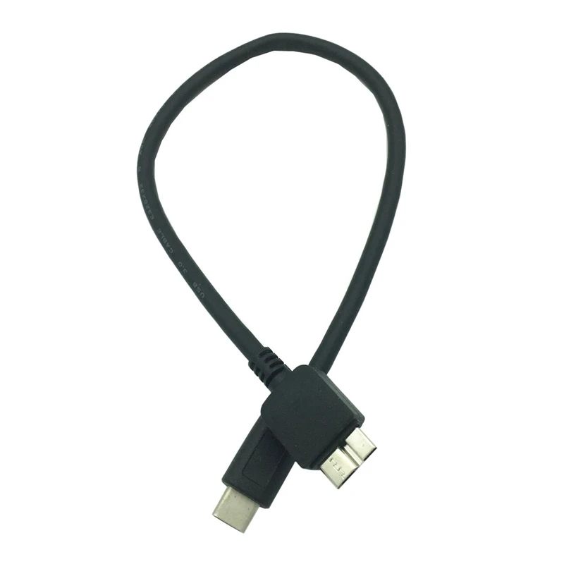 USB-C na Mikro-USB, USB 3.0 Tip C do Micro-B (Mikro-USB) Kabel v Črni barvi 25 cm za WD My Passport