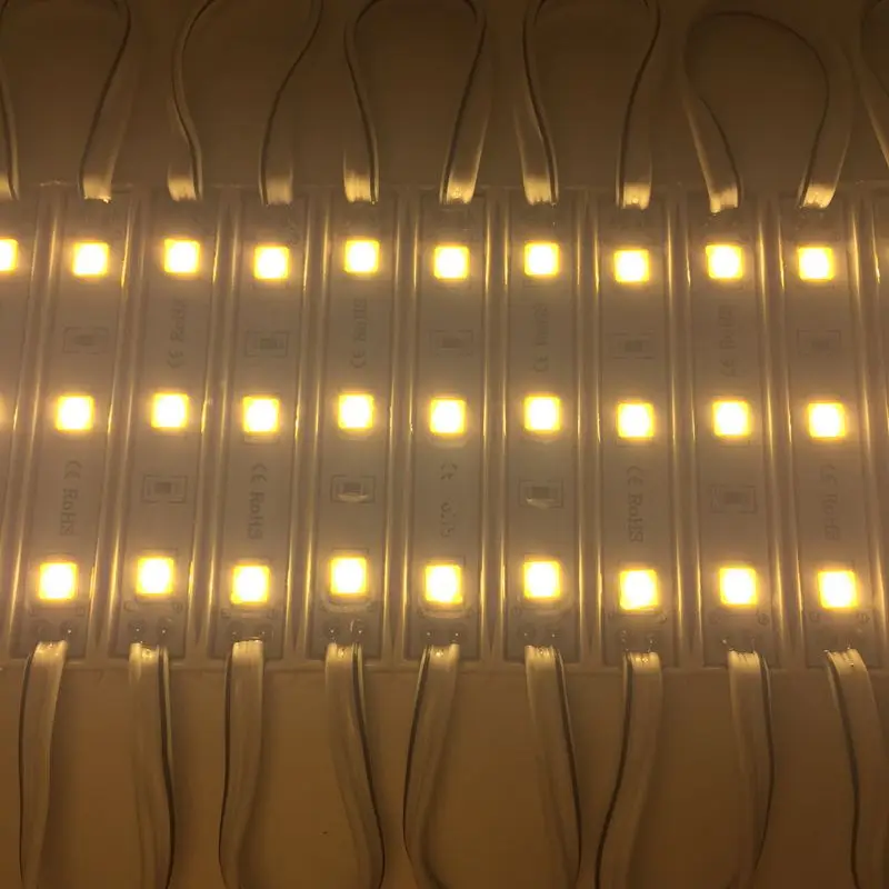 100 kozarcev/veliko Cool white 5054 LED modul za prijavo Vodotesen IP65 LED luči modul DC12V led moduli
