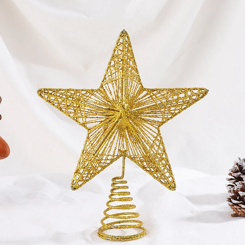 Božično Drevo LED Star Drevo,5 Point Star Božič, Božični Dekor za Dom, Baterija Upravlja