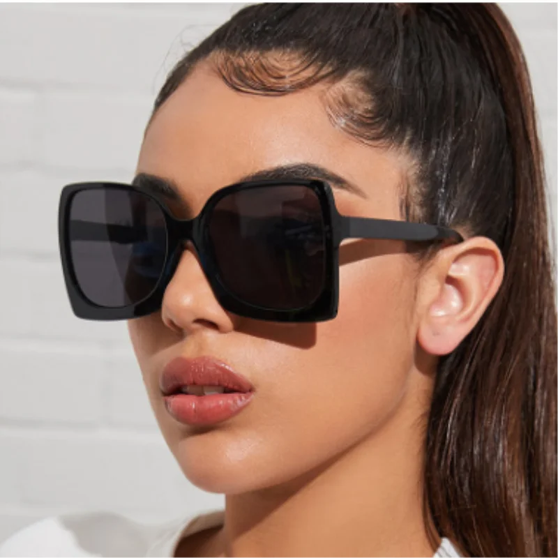 Nova Moda Velik Obraz Kvadrat Unisex sončna Očala Osebnost Trend Vse-tekmo na Prostem Plaži Visoko Kakovostna sončna Očala, ki Odlično