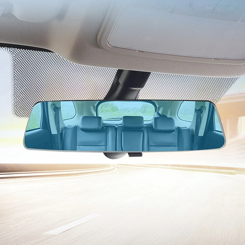 Avto Zaprtih 2.5 D Polno Sn brez okvirjev Rearview Mirror, Veliko vidno Polje, Panoramski Anti-Glare Rearview Mirror