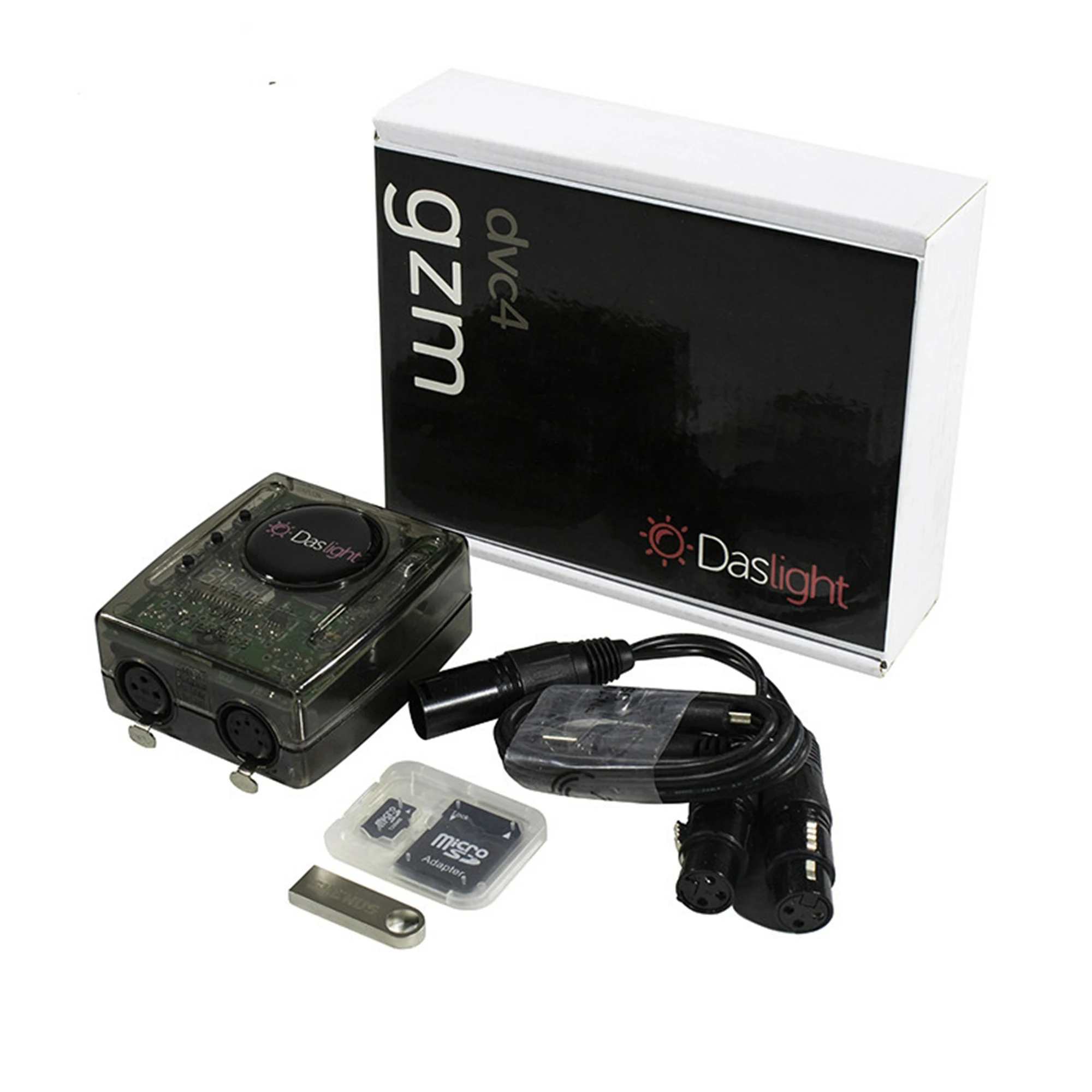 Najnovejše 2021Version DVC4 GZM Virtualni Krmilnik USB DMX512 Daslight4 Luči Vmesnik za DJ Disco Stopnji Svetlobe USB Svetlobe V