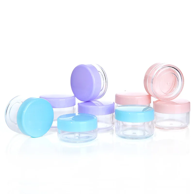 10 g/15g/20g Mini Plastični Povratne Steklenice Prenosni Kozmetika Jar Polje za Telo Krema/Lotion Kozmetični Posodo Potovanja Uporabo Blaga