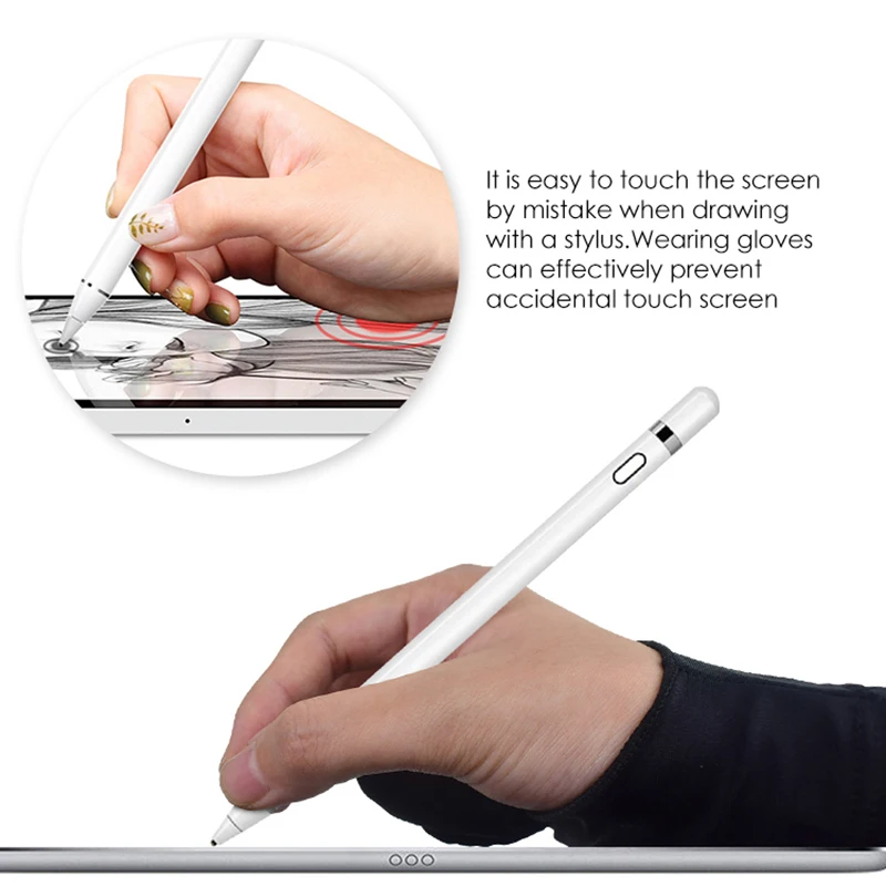 Nova Dva prsta Umetnik Anti-touch Rokavice za Risanje Tablet Desno in Levo Roko Rokavice Proti Obraščanju za ipad Zaslon odbor