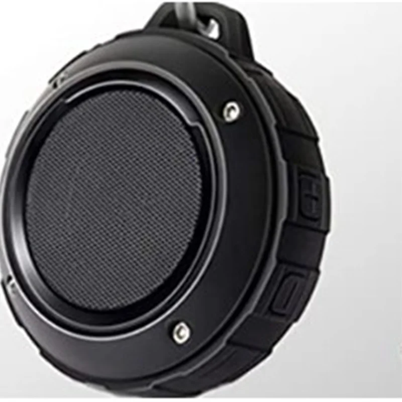 JABS Prostem Nepremočljiva Bluetooth Zvočnik,Brezžični Prenosni Mini Tuš Potovanja Zvočnik z Subwoofer, Okrepljeno Bass(Black)