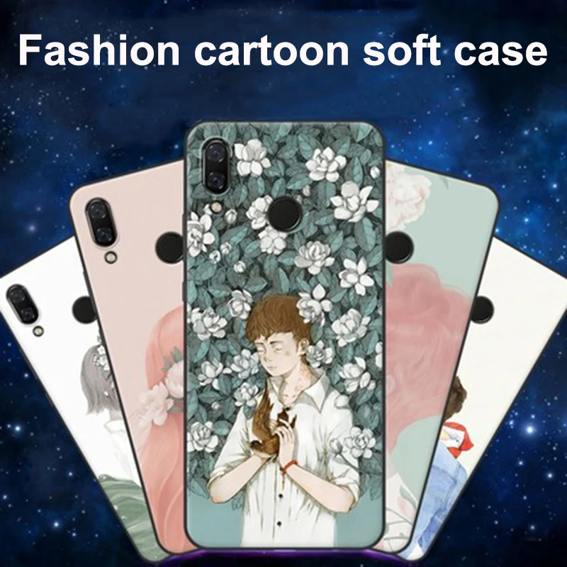 For Huawei Nova 3 Case cute cartoon Silicone soft phone Case For Huawei Nova3 Cover Protection Shell For Huawei Nova 3 cases