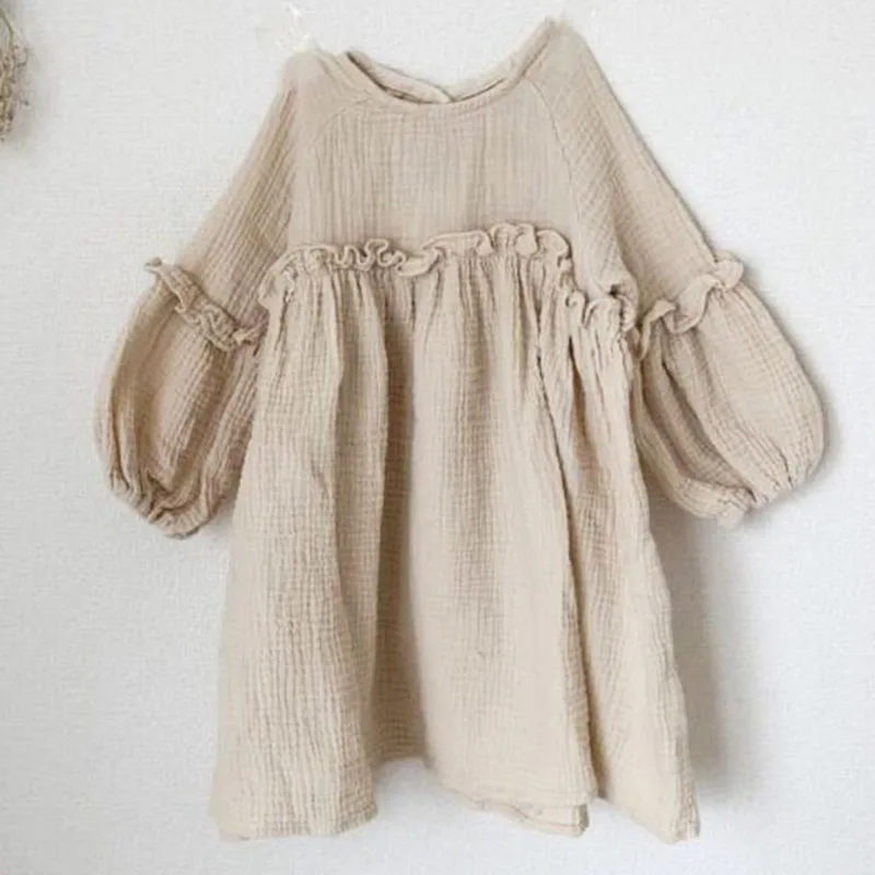 Baby Dekleta Perilo, Obleko, Novo 2021 Poletje Japonska Korejski Otroci Otroci Obleko Malčka Dekle Oblačila Ruffles Princesa Baby Dekle Oblačila