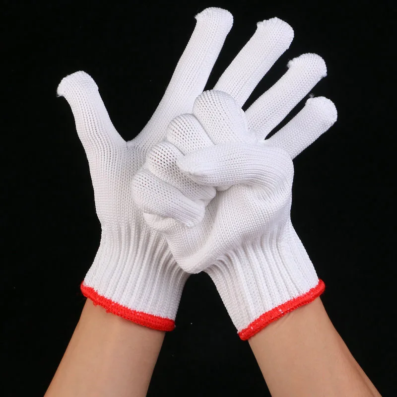 Odporne na obrabo in debele rokavice dela zaščito bombažna preja rokavice nylon rokavice gospodinjskega dela avto antiskid in dihanje