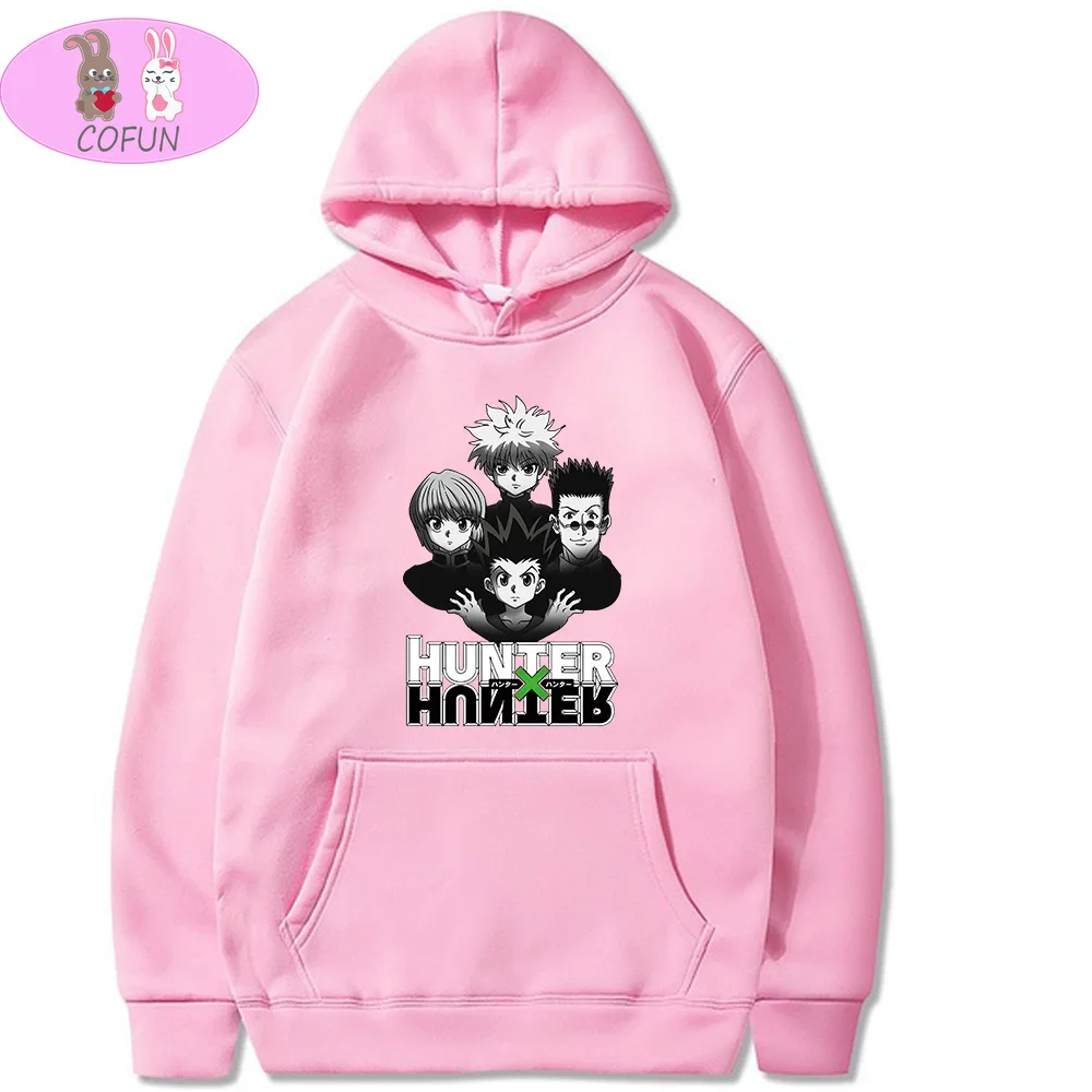 COFUN Vroče AnimeHunter X Hunter Moda Hoodies Puloverju Harajuku Hooded Sweatershirt Unisex Gon Killua