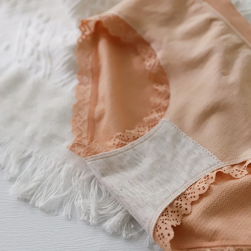 Modal Brezhibno hlačke, ženske, Japonski sladko čistega bombaža Mednožje traceless perilo, Spodnje hlače ženske N1974