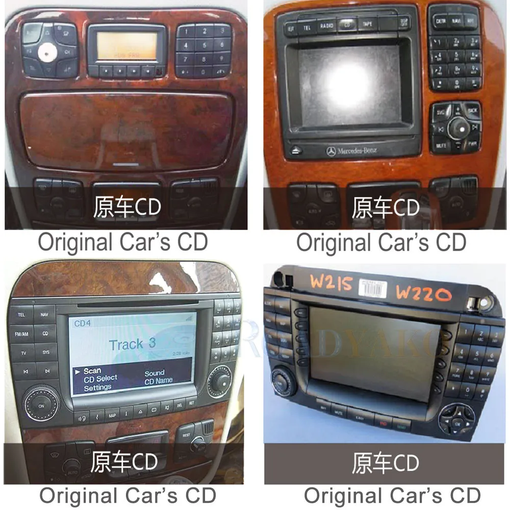Android10.0 Avto Video predvajalnik Autoradio Za Mecerdes Mercedes S W220 1998-2005 Stereo Auto Avto Radio-Navigacijski sistem GPS магнитола 2 Din