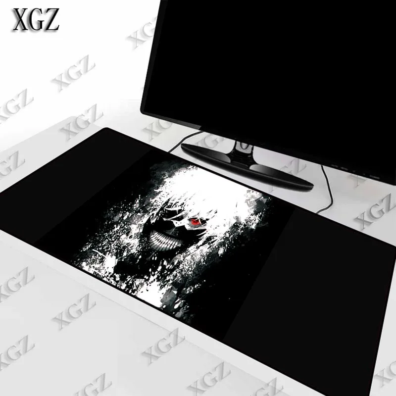 XGZ Tokyo Ghoul Japonske Anime Mouse Pad Velike Zaklepanje Edge Tipkovnica Moda Računalnik Higt Kakovosti Laptop Igre