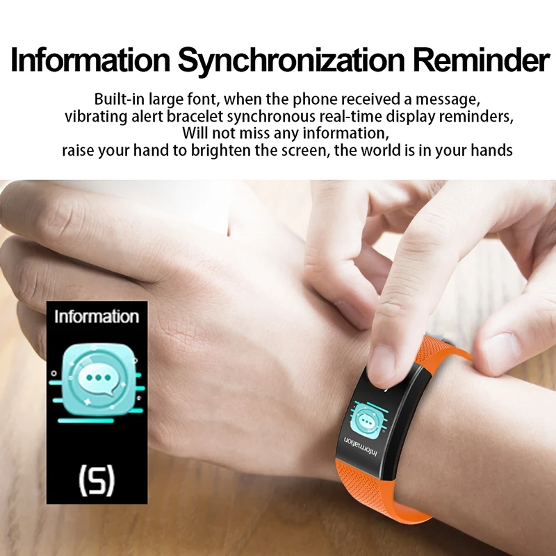 QW18T Smart Temperatura Watch Nepremočljiva Srčni utrip Zapestnica Spanja Monitor za Huawei Xiaomi iPhone
