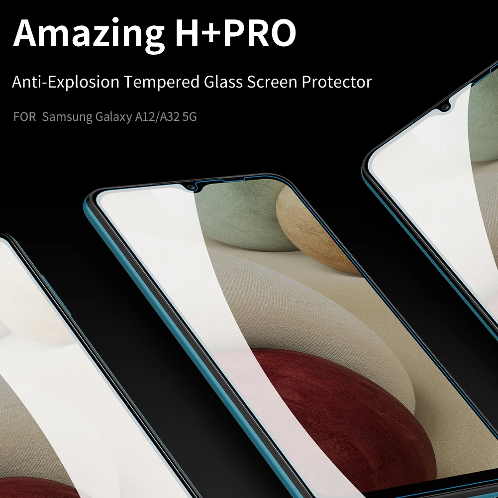 Nillkin za Samsung Galaxy A12 / A32 5 G Kaljeno Steklo Screen Protector 9H+ Pro Neverjetno prozornega Stekla Film za Samsung A12 A32 5G