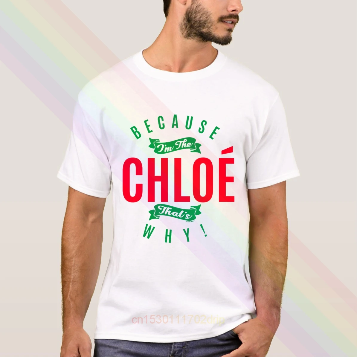 Najnovejši 2021 Poletje, Ker sem Chloe, Ki je, Zakaj Logotip Bombaž Crewneck Priljubljena Majica Homme Vrhovi Tees S-4XL