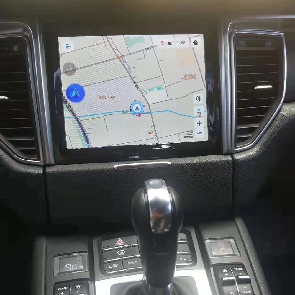Avto Multimedijski Predvajalnik, Stereo GPS DVD, Radio-Navigacijski sistem Android Zaslon za Porsche Macan 2016 2017 2018 2019 2020 DSP