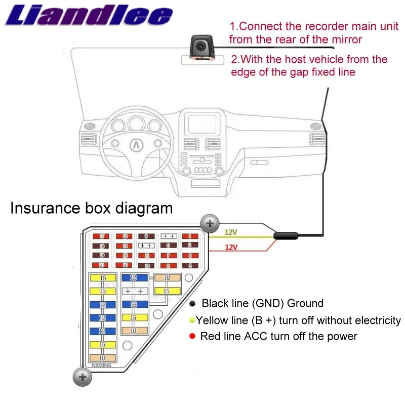 Liandlee Za Land Rover LR Discovery 3 L319 LR3 2004~2009 Avto Cesti Snemanje WiFi DVR Dash Fotoaparat, Video Snemalnik Vožnje