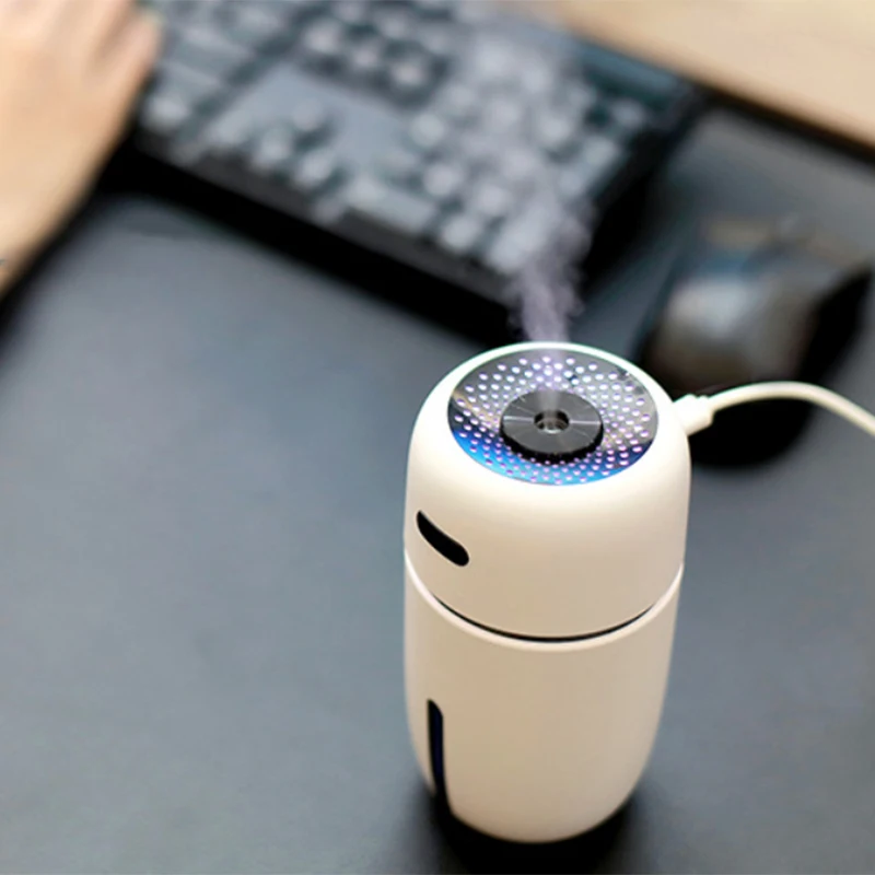 Mini USB Zraka Vlažilnik Eterično Olje Difuzor LED Ultrazvočni Megle Maker Fogger Vlažilnik Avto USB Aromo Difuzor