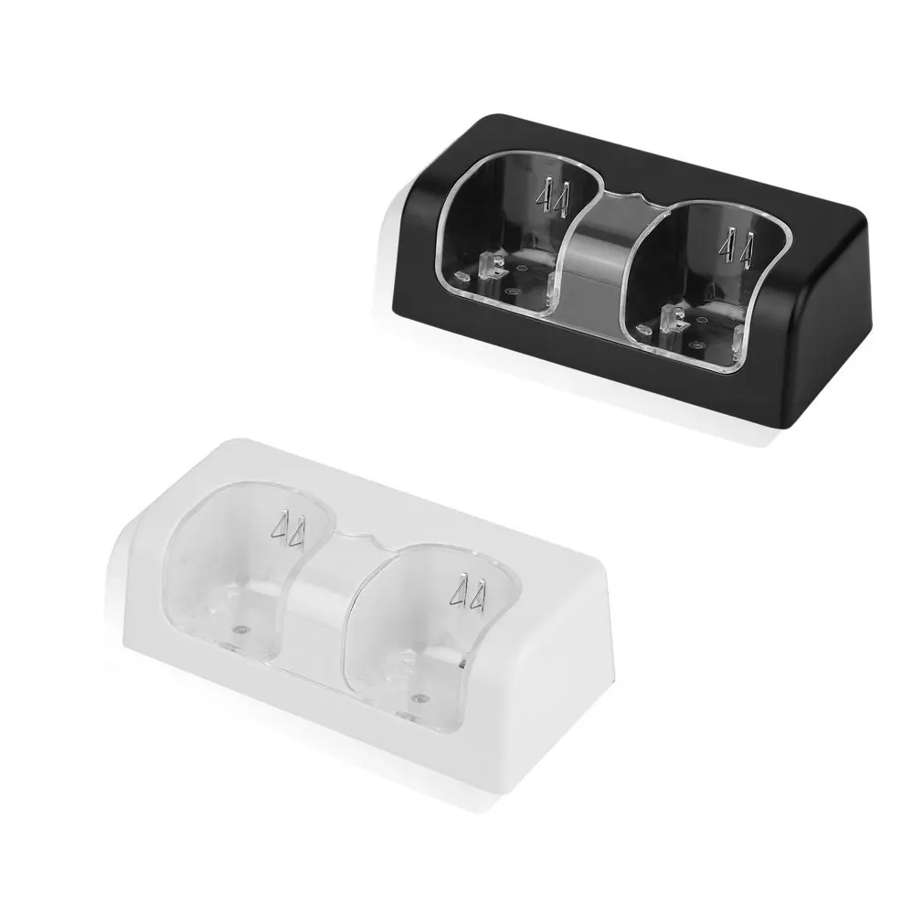 Black & White Visoka Zmogljivost 2x 2800mAh Akumulatorske Baterije, Polnilnik z Dvojno Dock Stojalo Postaja za Wii Remote Control
