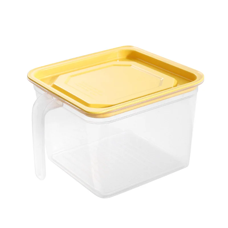 1L/1.4 L Plastični Hladilnik Hrano Bento Posoda Škatla za Shranjevanje Kuhinjske Elemente Kosilo Organizator Hladilnik Pribor Organizator