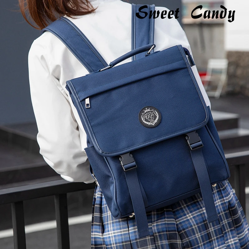 Dekle srčkan študent kawaii nahrbtnik college lady šolsko torbo ženski modni nahrbtnik ženski Harajuku šolsko torbo kul 14 palčni comput