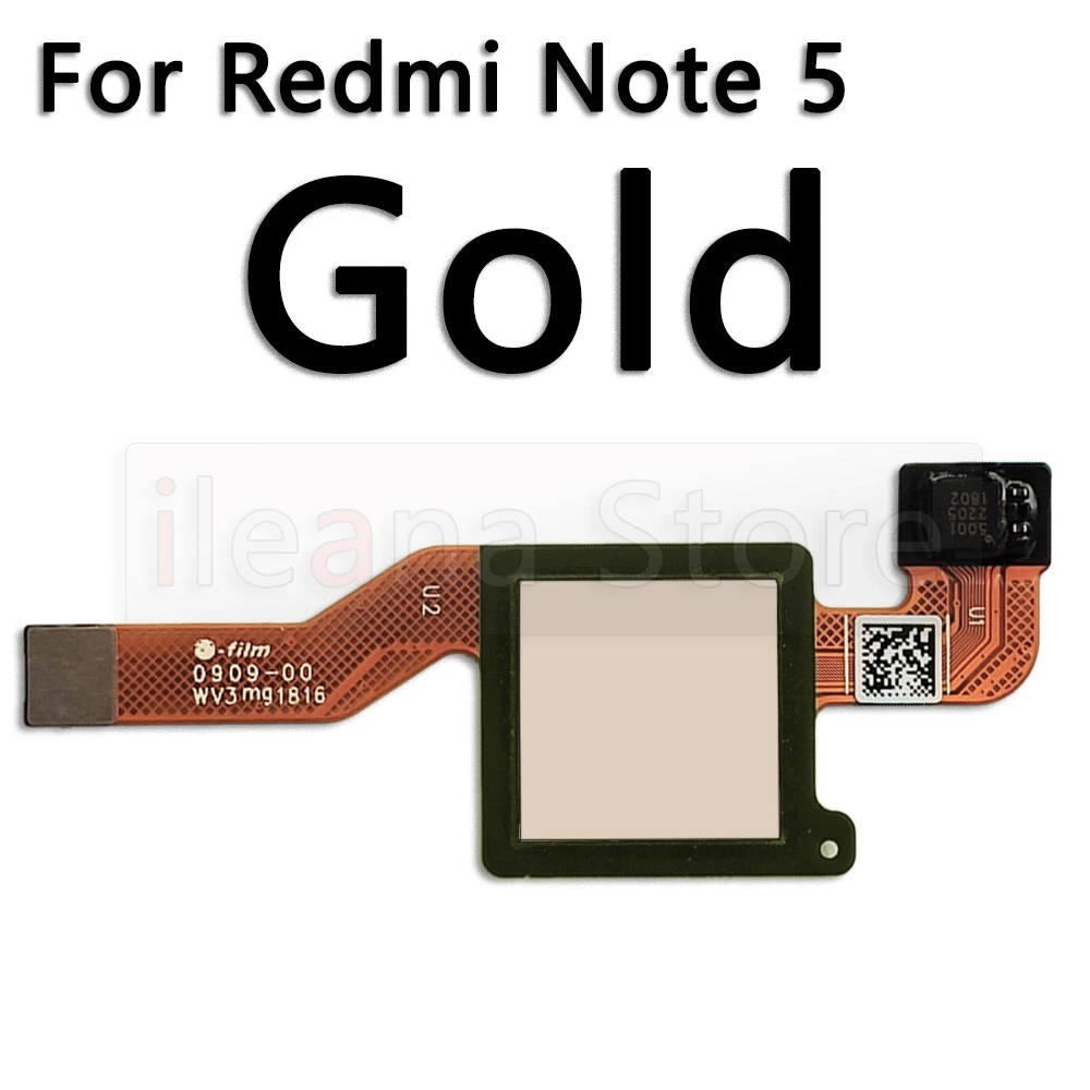 Prvotni Dom Gumb Nazaj Prstnih Flex Za Xiaomi Redmi Opomba 5 5A Prime Pro Plus Senzor Prstnih Flex Kabel