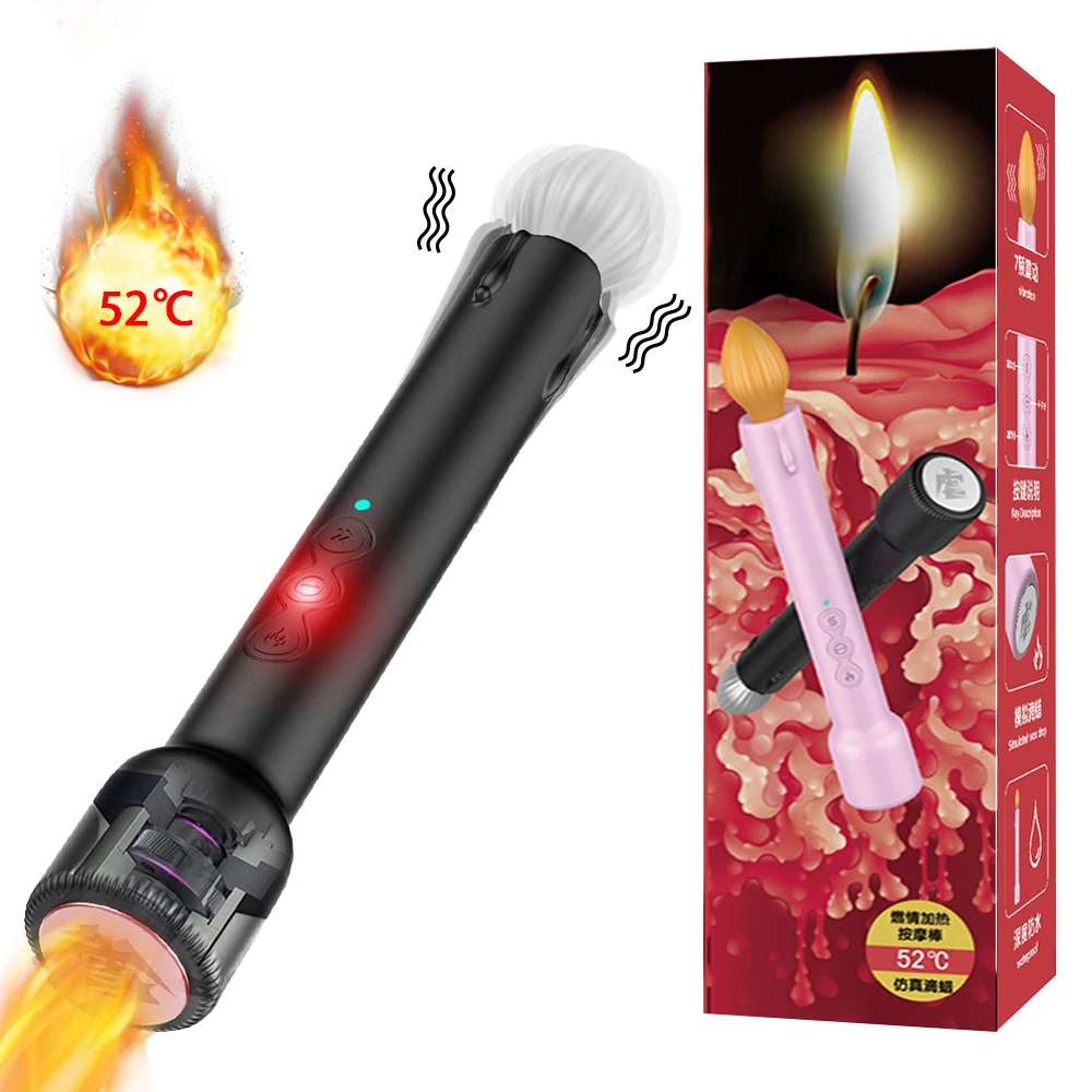 7-frekvenca simulacije sveča ogrevanje dildo g spot vibrator masaža ponaredek penis, vibrator za ženski odrasle sex igrače za ženske