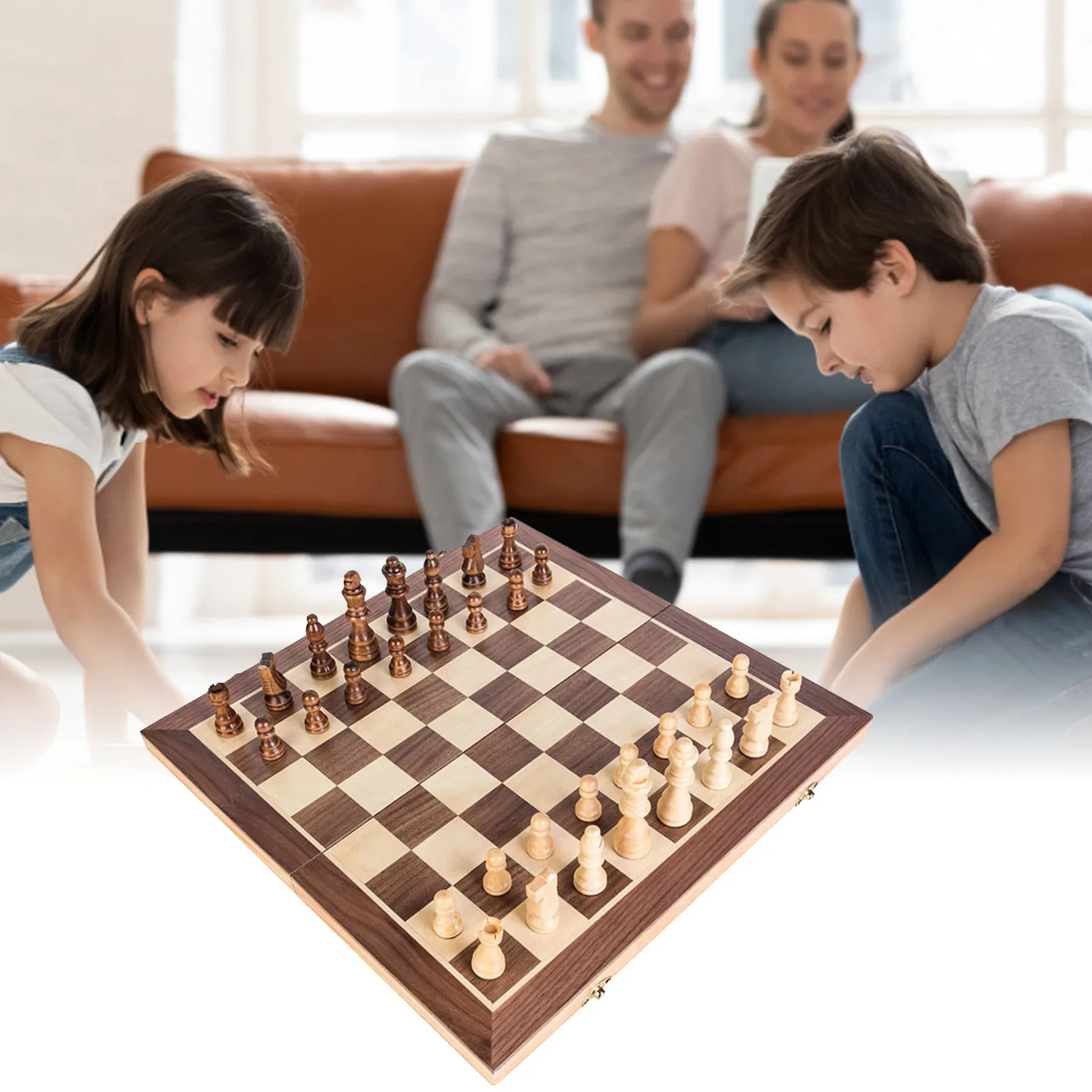 Magnetni Leseni Šah Igra Profesionalni Set Za Odrasle Otroke Tabela Igra Izobraževalne Šah Igra, Igrača