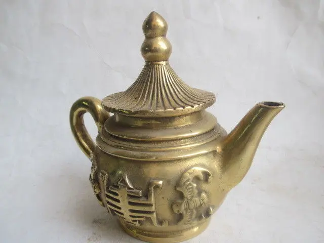 Starodavne Kitajske qing let netopirji zbiranje baker čajnik