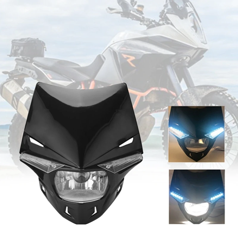 Motorno kolo Smerniki Univerzalni Motokros Grimace Vodja Svetlobe Motocikla oziroma obrobe Žarometov Stanovanj za KTM EXC SX SXF SMR